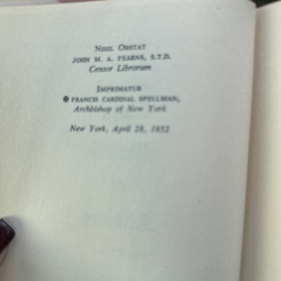 My Rosary of Rhymes James Metcalfe 1952 Vintage Book Faith Devotion Poems - Picture 6 of 6